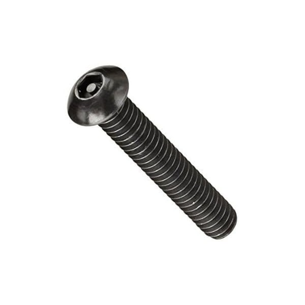 Newport Fasteners #6-32 Socket Head Cap Screw, Button-Head, Black Oxide Alloy Steel, 3/8 in Length, 100 PK 610898-100 - main